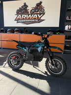 Motocross Dirt Bike Electric Copii pentru off-road KXD 1000W 36V turcoaz