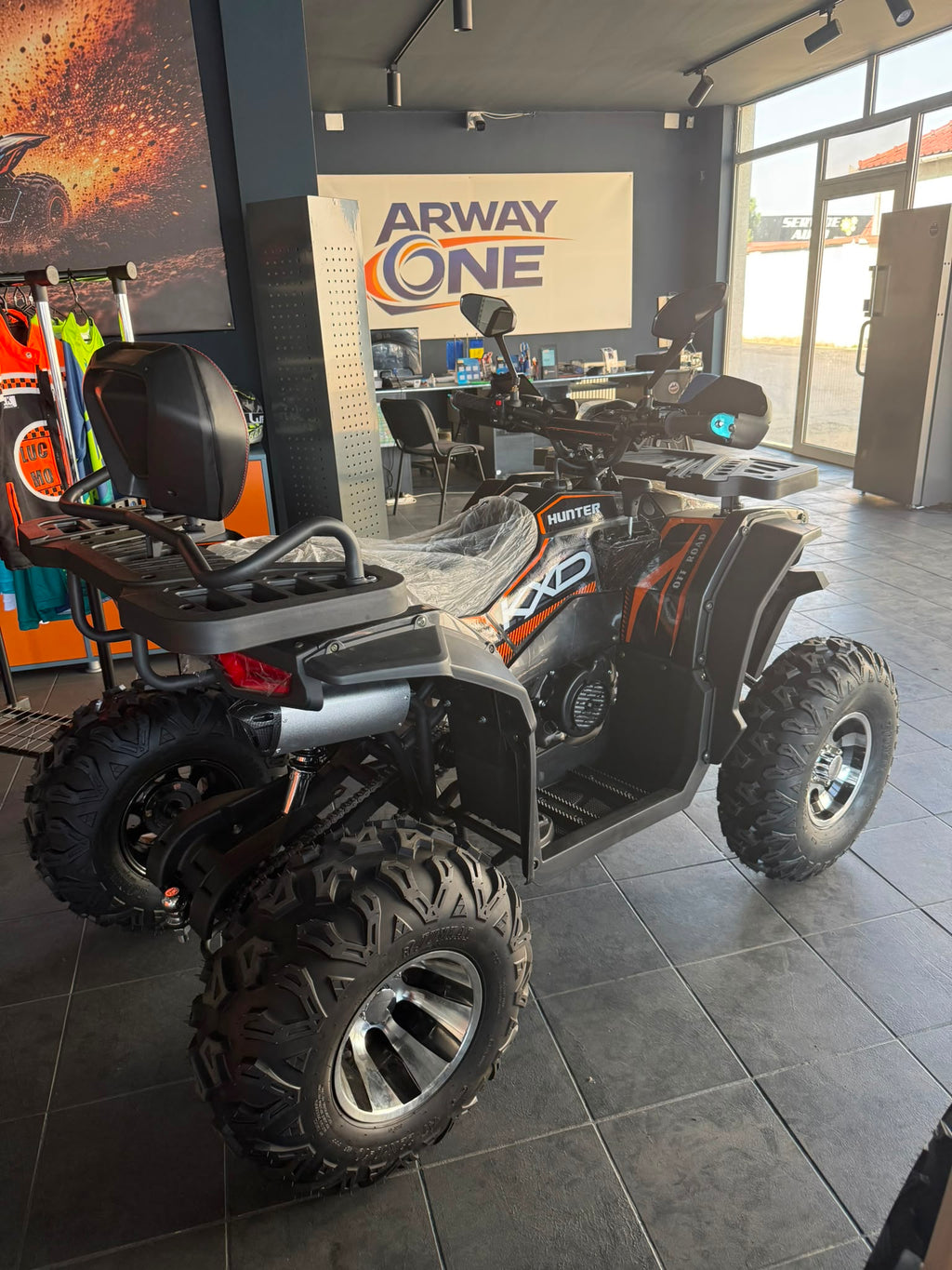 ATV KXD Hunter 200cc 10" Negru-Portocaliu – vedere produs 3 | ARWAY PowerSports