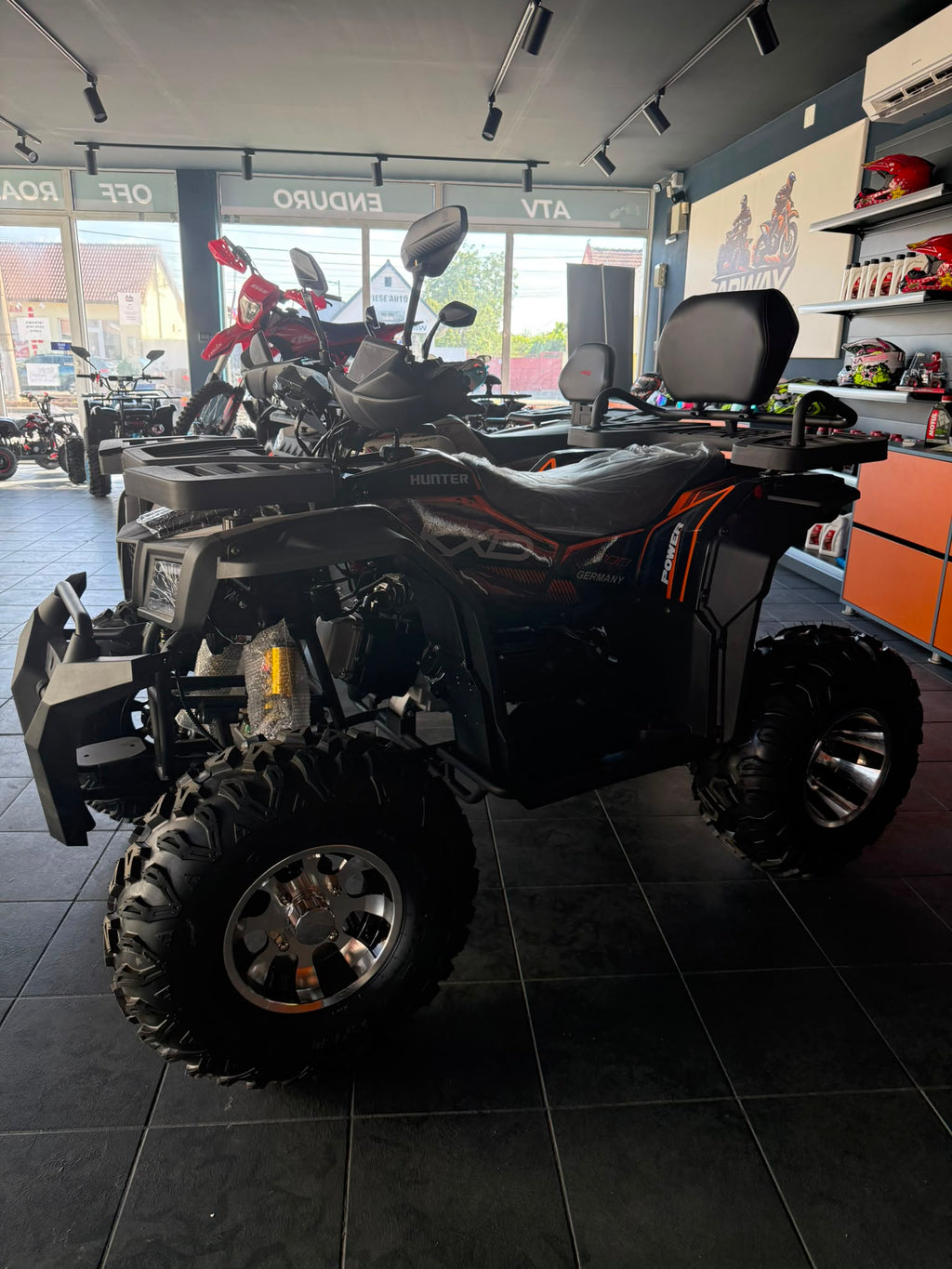 ATV KXD Hunter 200cc 10" Negru-Portocaliu – vedere produs 4 | ARWAY PowerSports