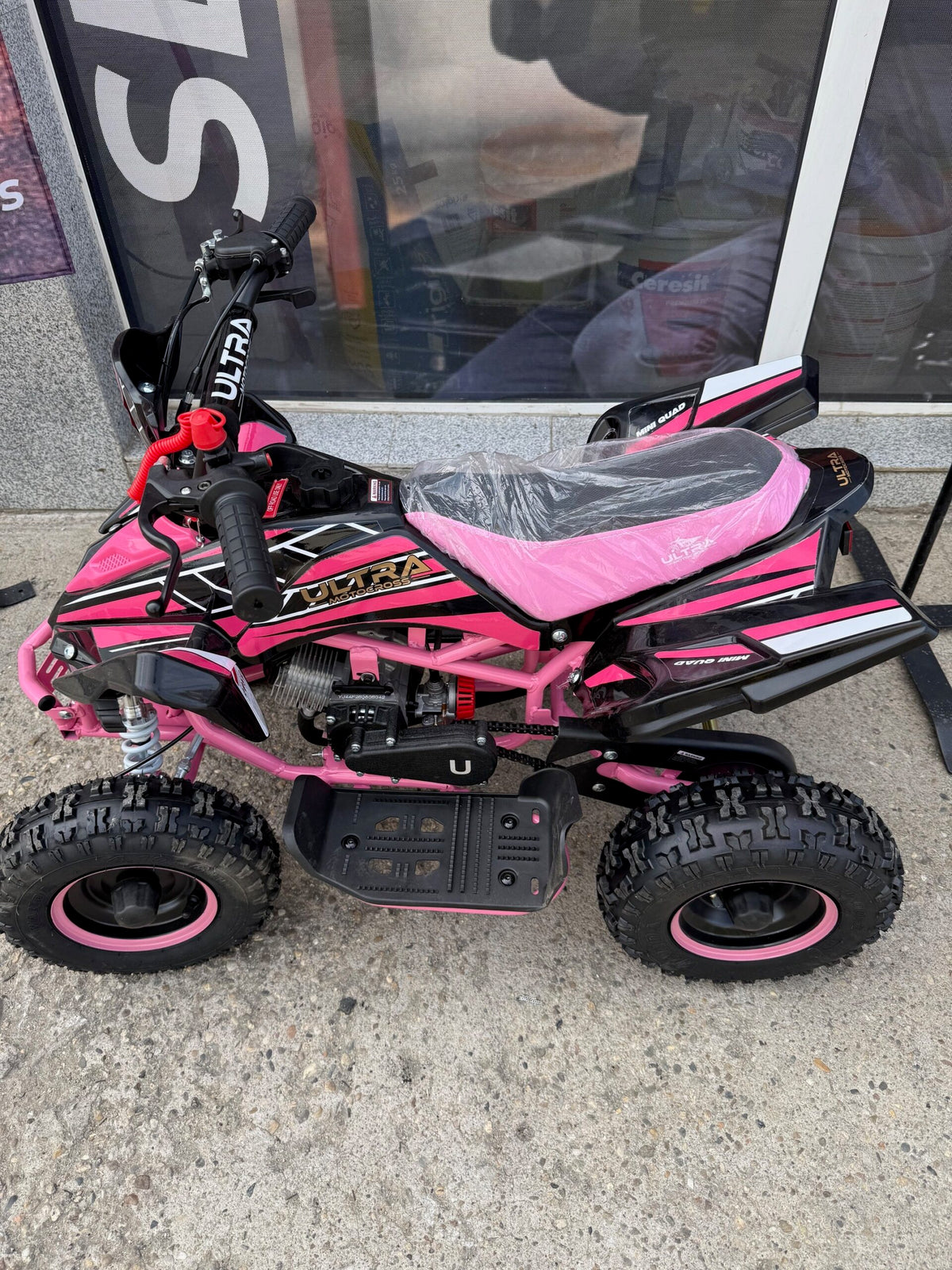 ATV Copii Ultra Raptor 49cc 6" Roz – vedere produs 5 | ARWAY PowerSports