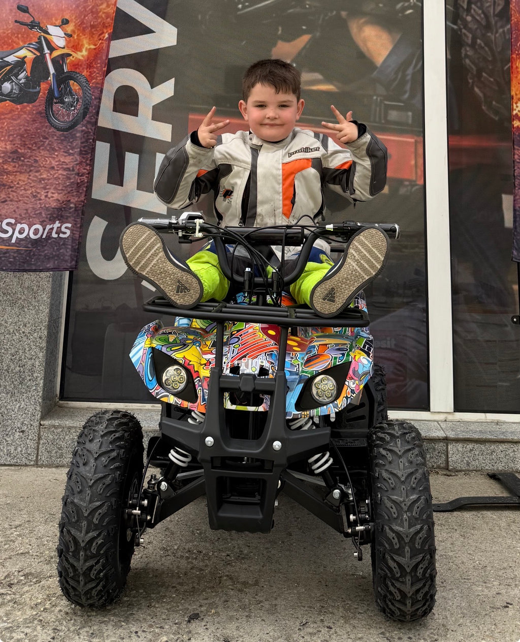 ATV Electric Copii Ultra Renegate MA07E 1000W 48V – vedere produs 6 | ARWAY PowerSports