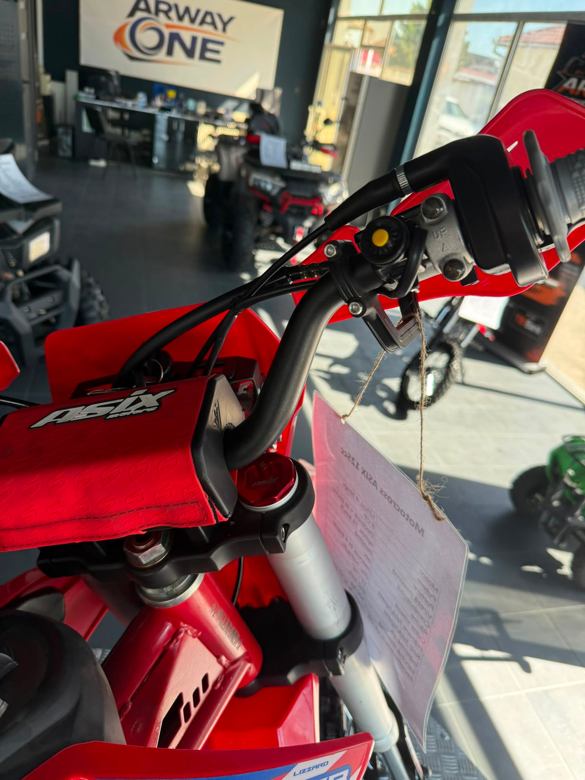 Motocross ASIX XB68 125cc 19/16" Roșu-Albastru – vedere produs 5 | ARWAY PowerSports