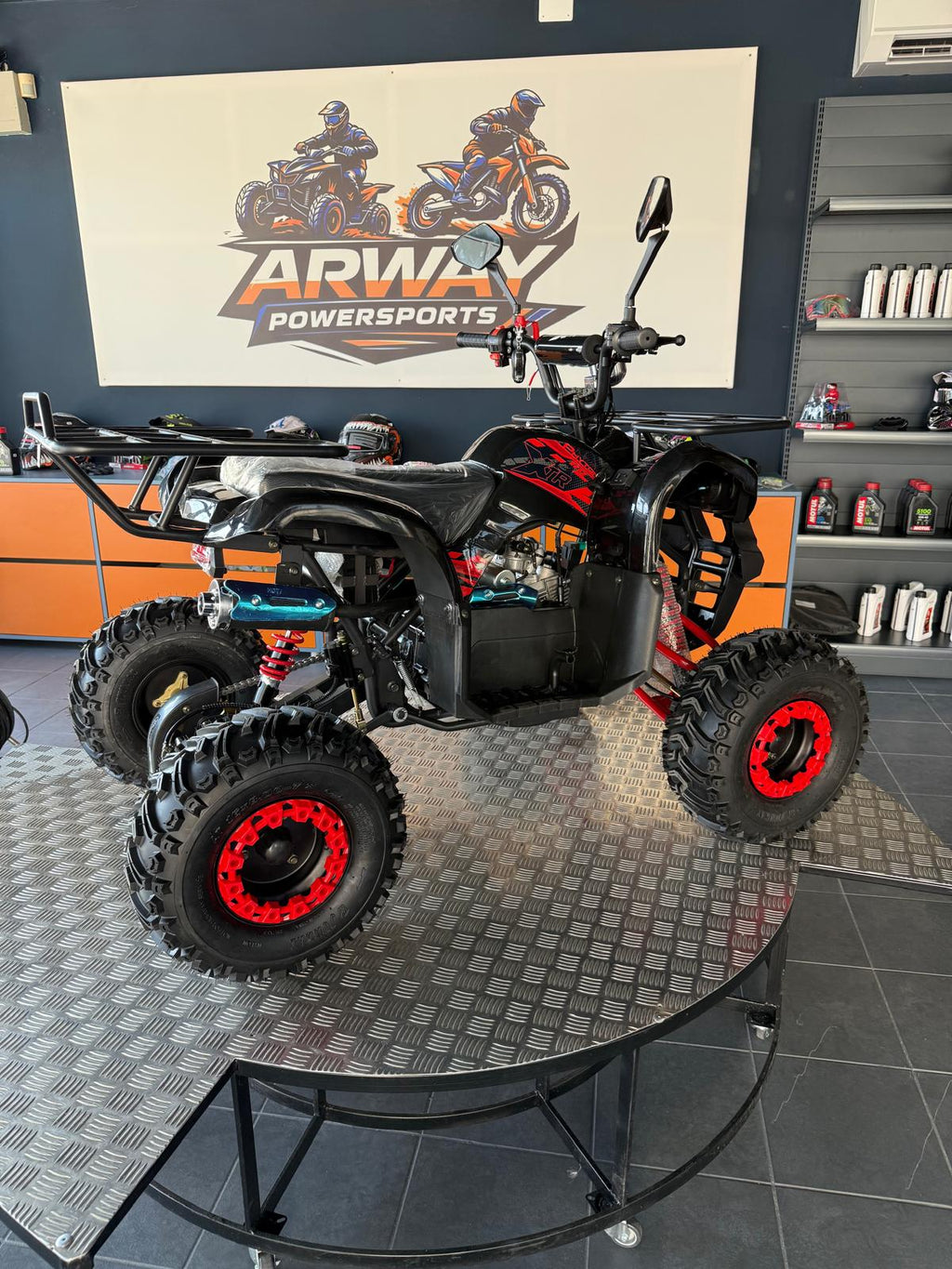ATV Copii XTR 006 Phyton 110cc 7" Negru-Roșu – vedere produs 6 | ARWAY PowerSports