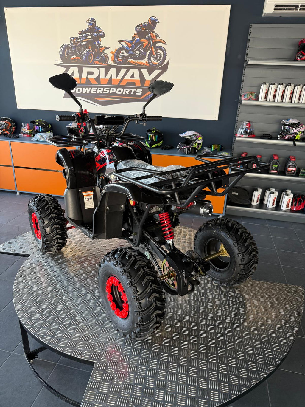 ATV Copii XTR 006 Phyton 110cc 7" Negru-Roșu – vedere produs 3 | ARWAY PowerSports