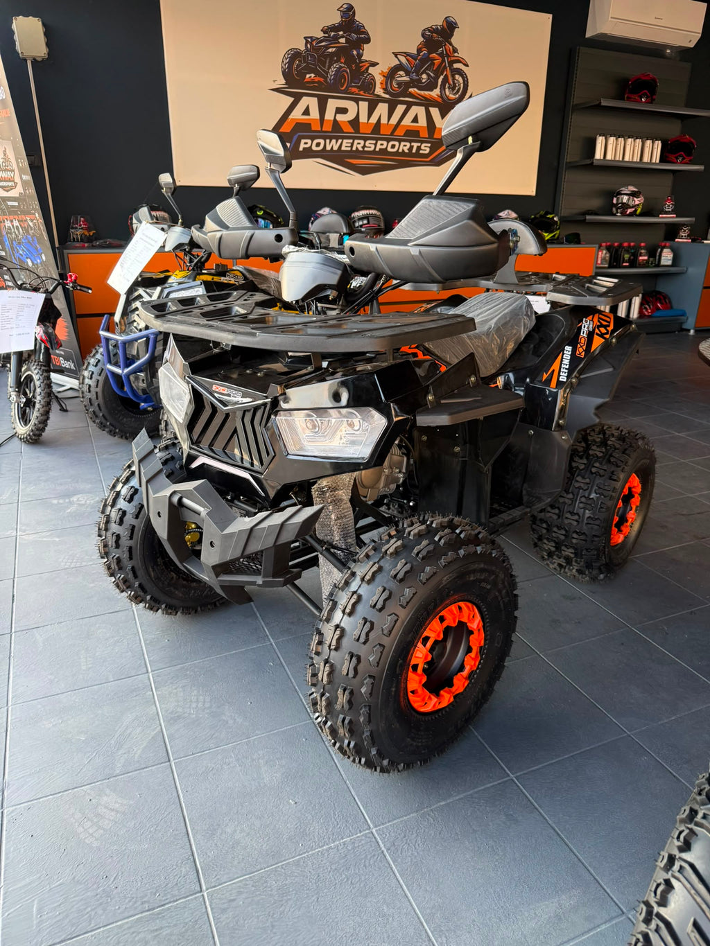 ATV KXD Defender 002 125cc 8" Portocaliu – vedere produs 1 | ARWAY PowerSports