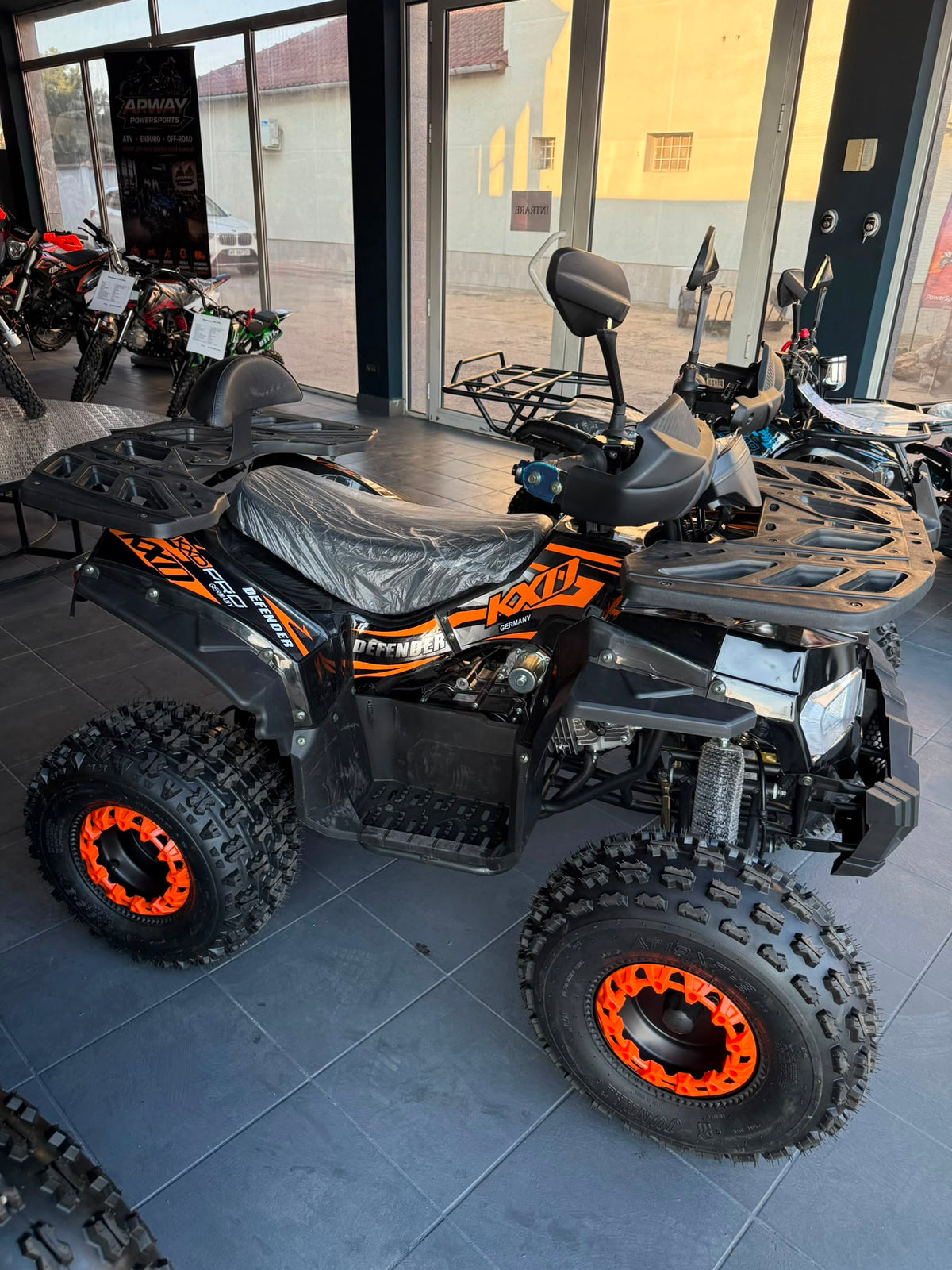 ATV KXD Defender 002 125cc 8" Portocaliu – vedere produs 3 | ARWAY PowerSports