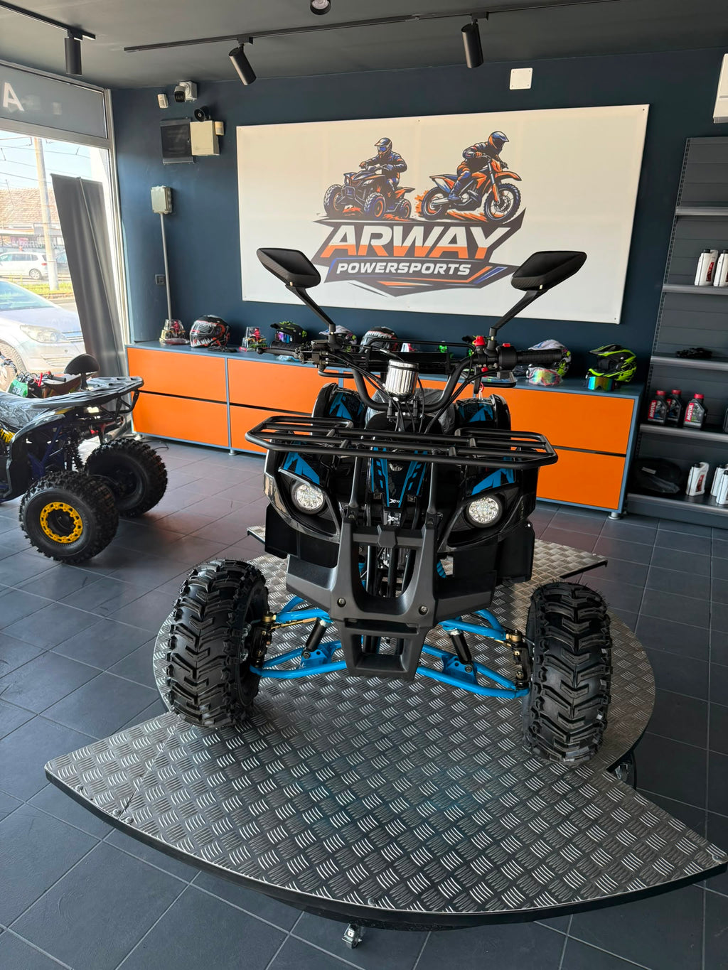ATV Copii XTR 006 Phyton 110cc 7" Negru-Albastru – vedere produs 2 | ARWAY PowerSports