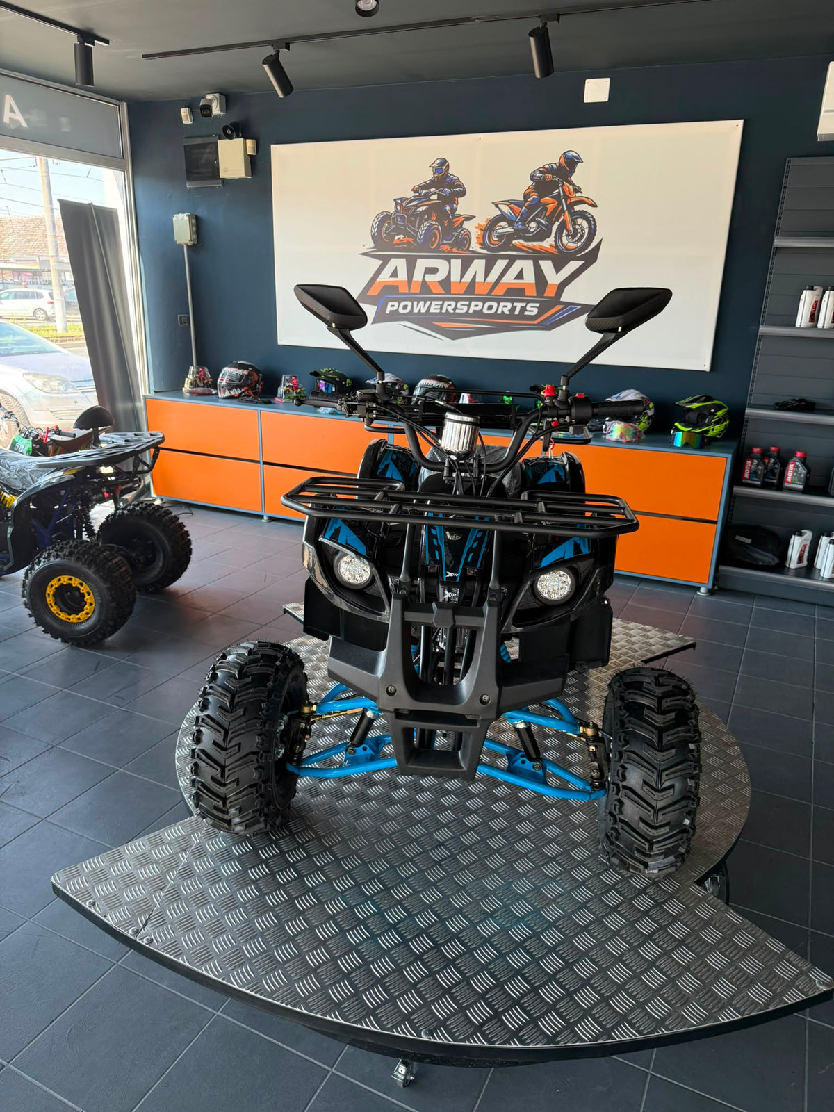 ATV Copii XTR 006 Phyton 110cc 7" Negru-Albastru – vedere produs 2 | ARWAY PowerSports
