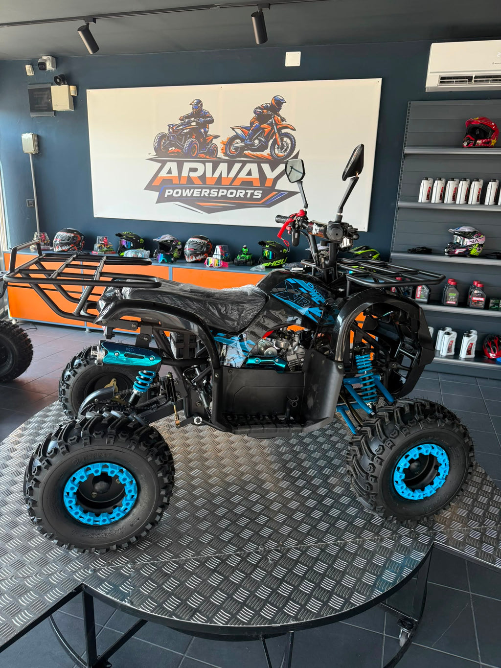 ATV Copii XTR 006 Phyton 110cc 7" Negru-Albastru – vedere produs 1 | ARWAY PowerSports
