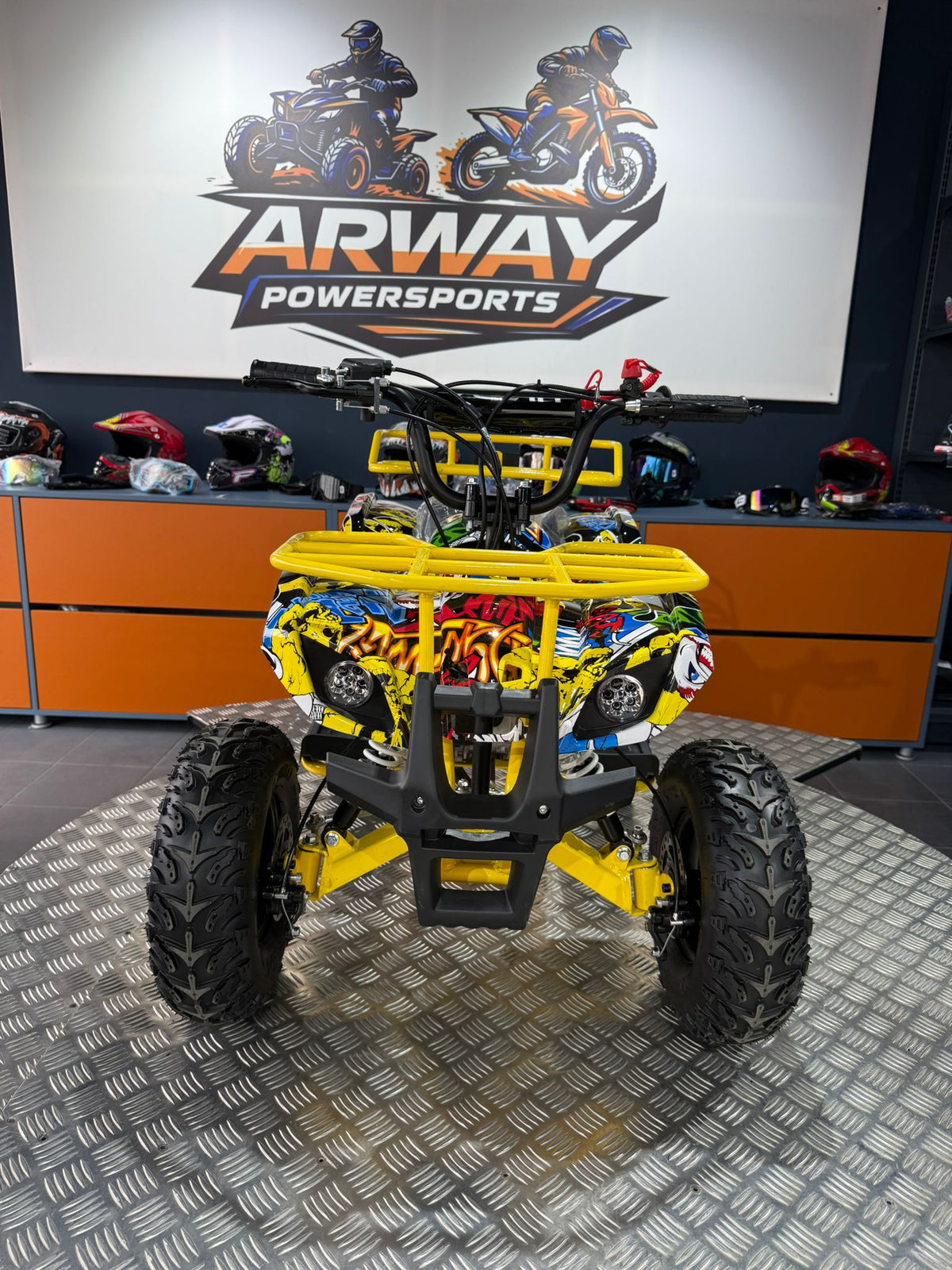 ATV Copii Ultra Hummer 49cc 6" Galben – vedere produs 2 | ARWAY PowerSports