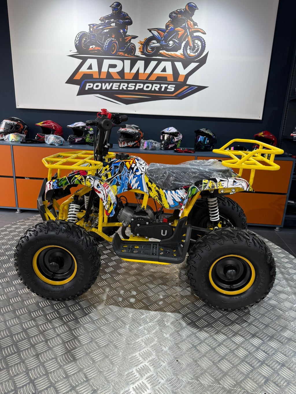 ATV Copii Ultra Hummer 49cc 6" Galben – vedere produs 1 | ARWAY PowerSports