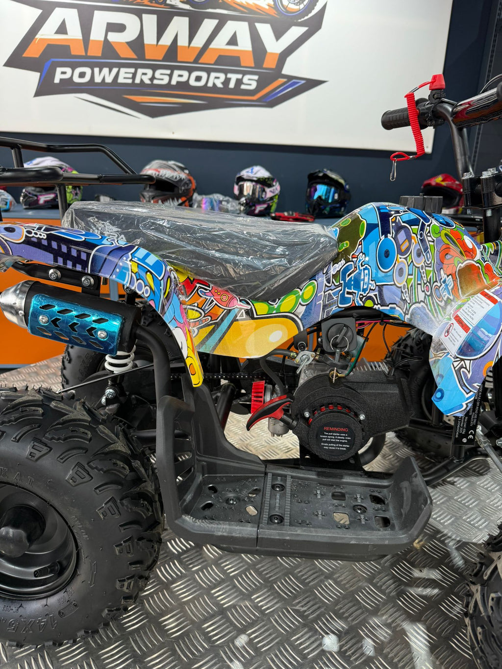 ATV Copii Ultra Hummer 49cc 6" Roboți – vedere produs 5 | ARWAY PowerSports