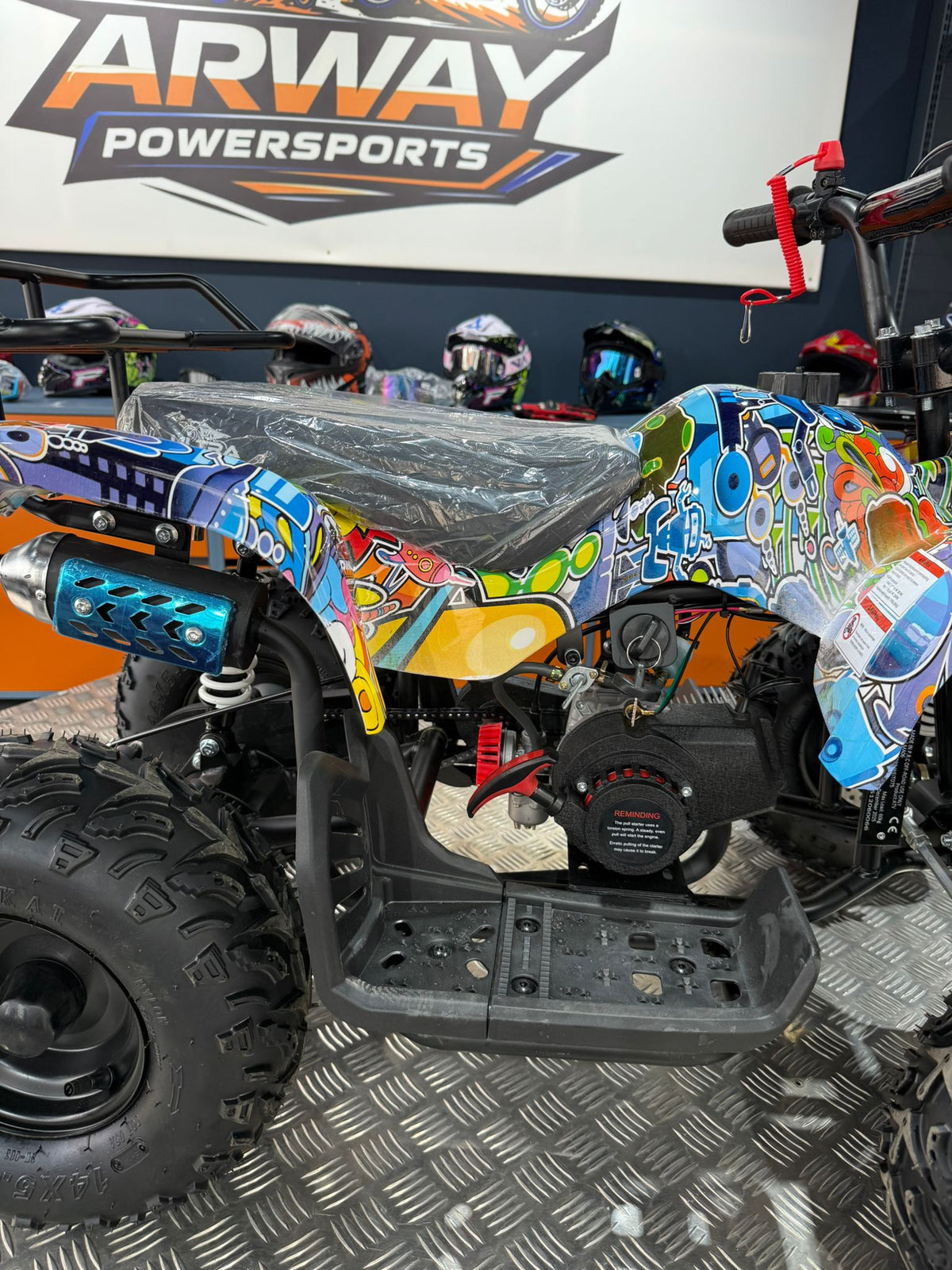 ATV Copii Ultra Hummer 49cc 6" Roboți – vedere produs 5 | ARWAY PowerSports
