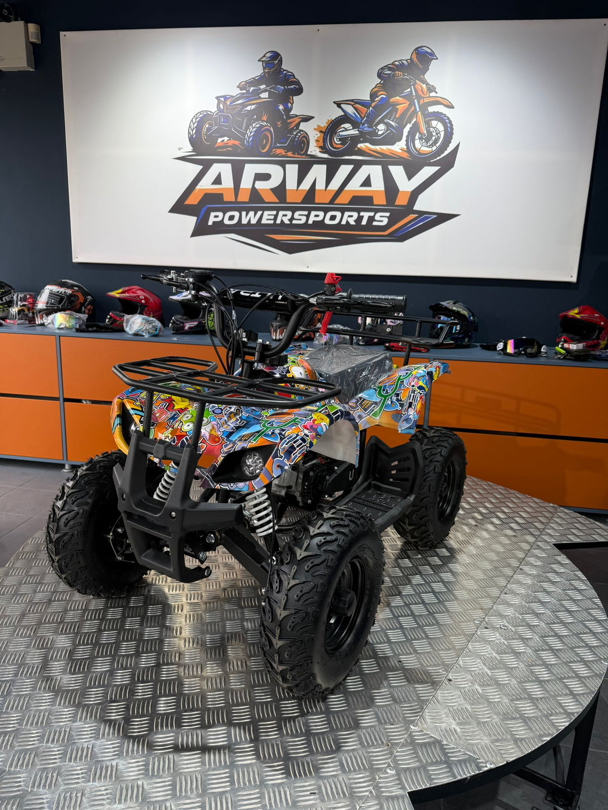 ATV Copii Ultra Hummer 49cc 6" Roboți – vedere produs 3 | ARWAY PowerSports
