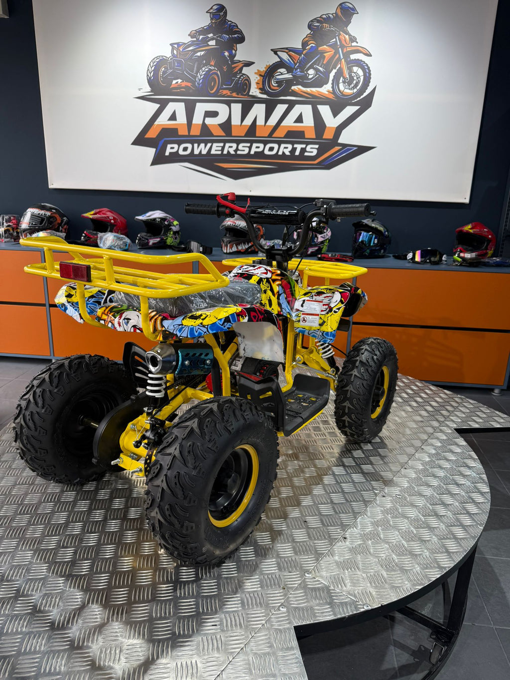 ATV Copii Ultra Hummer 49cc 6" Galben – vedere produs 6 | ARWAY PowerSports