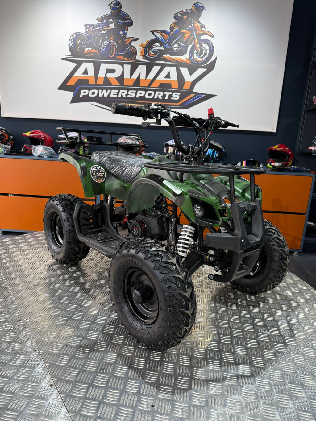 ATV Copii Ultra Hummer 49cc 6" Verde Militar – vedere produs 1 | ARWAY PowerSports