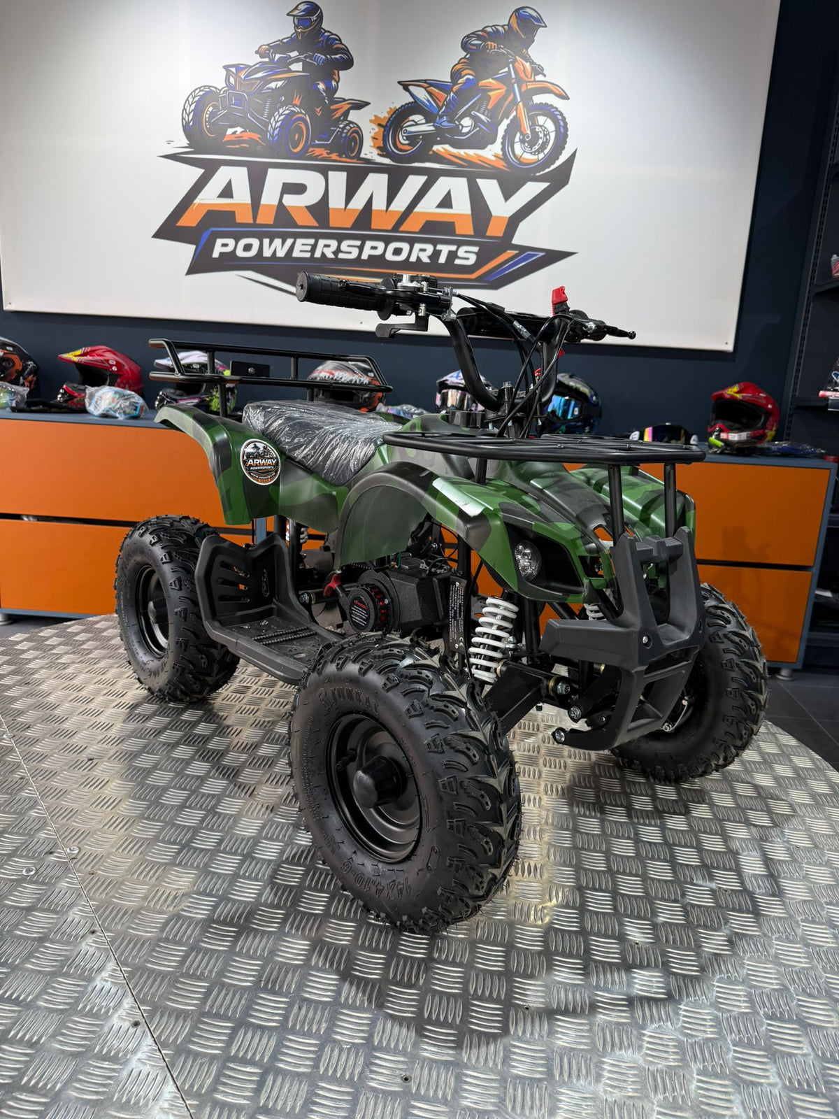 ATV Copii Ultra Hummer 49cc 6" Verde Militar – vedere produs 1 | ARWAY PowerSports