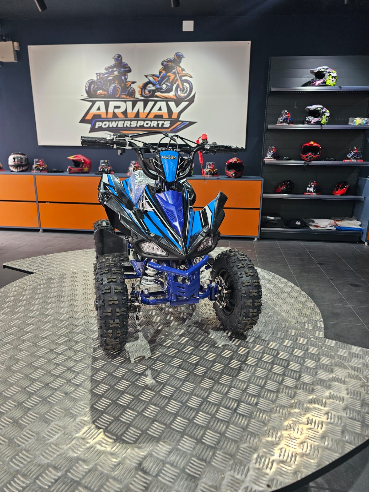 ATV Copii Ultra Raptor 49cc 6" Albastru – vedere produs 2 | ARWAY PowerSports