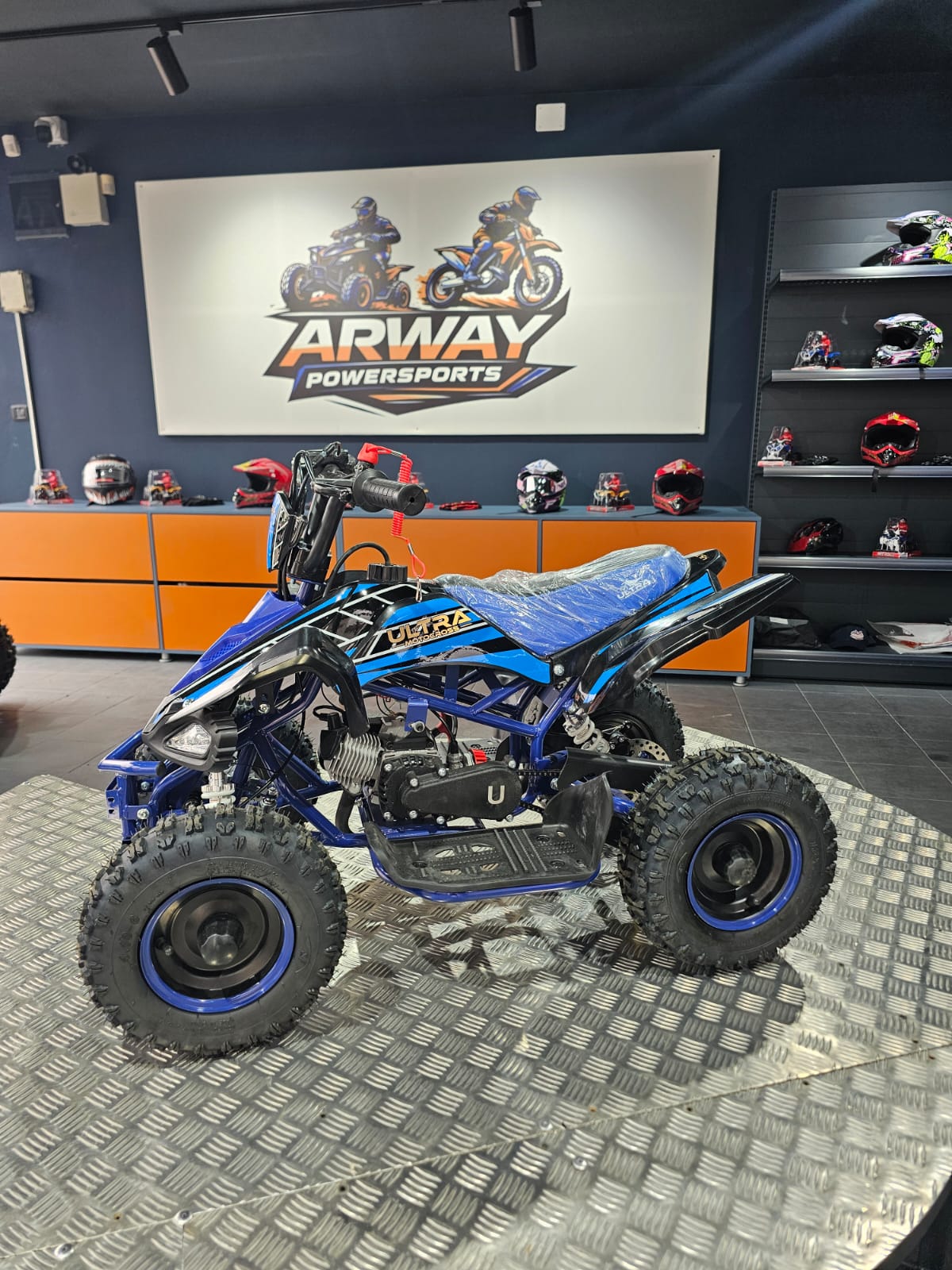 ATV Copii Ultra Raptor 49cc 6" Albastru – vedere produs 1 | ARWAY PowerSports