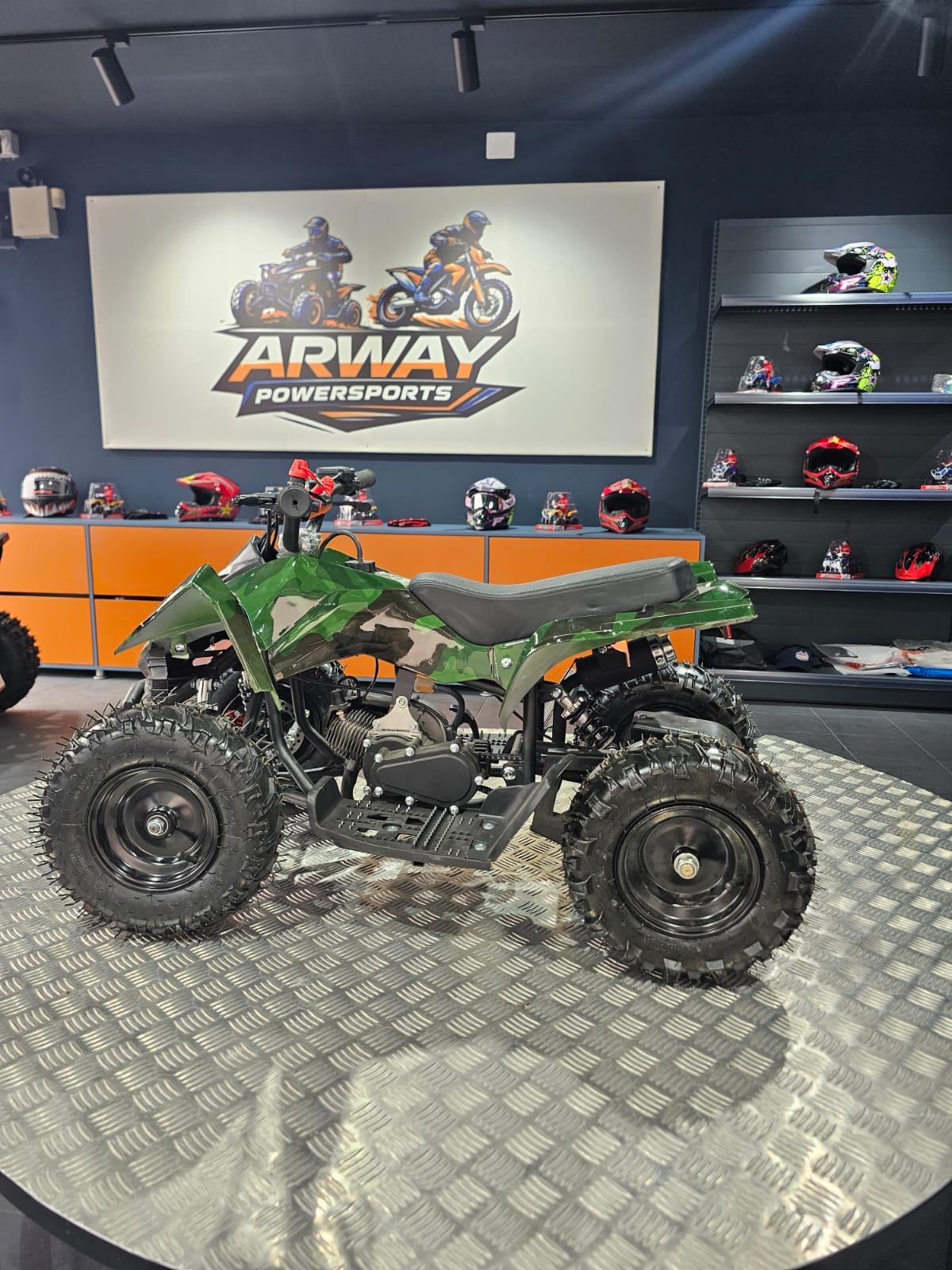 ATV Copii KXD Raptor 49cc 6" Verde Militar – vedere produs 1 | ARWAY PowerSports