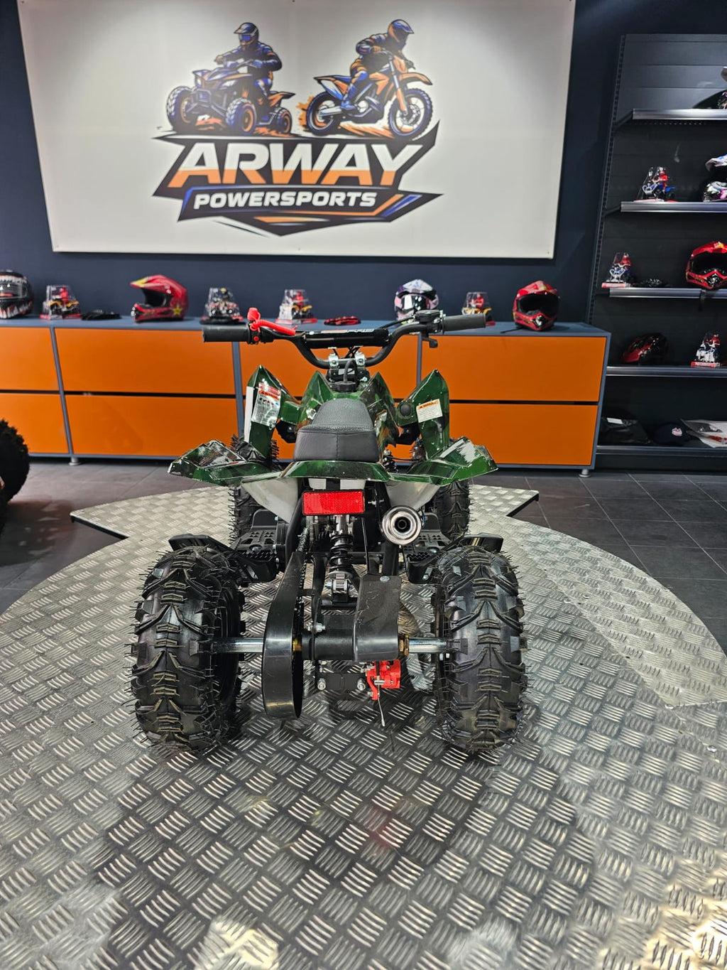 ATV Copii KXD Raptor 49cc 6" Verde Militar – vedere produs 4 | ARWAY PowerSports