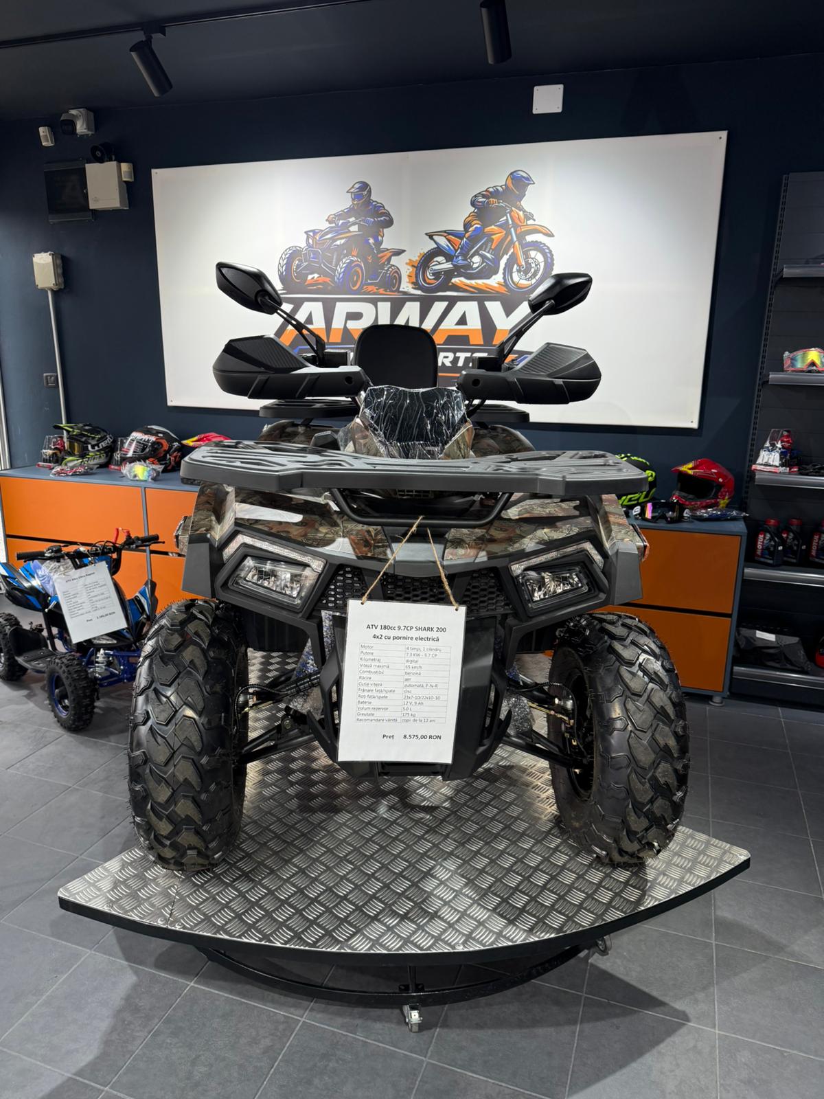 ATV SHARK 200 180cc 9,7 CP 4x2 Camuflaj – vedere produs 2 | ARWAY PowerSports