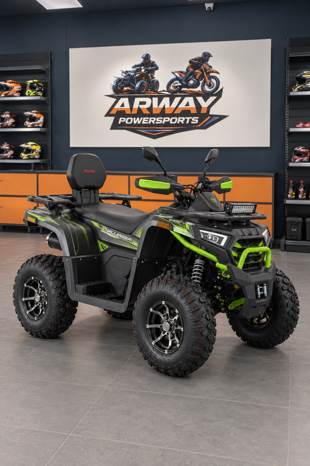 ATV 250cc ASIX Challenger T3B verde