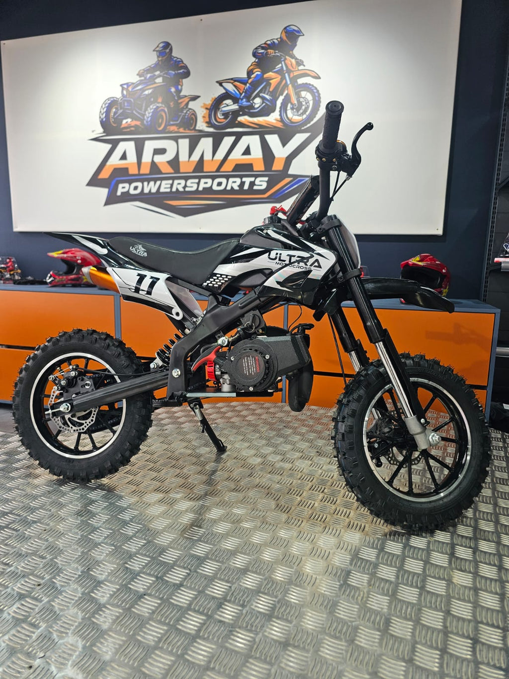 Motocross KXD DirtBike Enduro 49cc 10" Alb – vedere produs 1 | ARWAY PowerSports