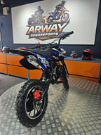 Motocross KXD DirtBike Enduro 49cc 10" Albastru – vedere produs 4 | ARWAY PowerSports