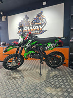 Motocross KXD DirtBike Enduro 49cc 10" Verde – vedere produs 1 | ARWAY PowerSports