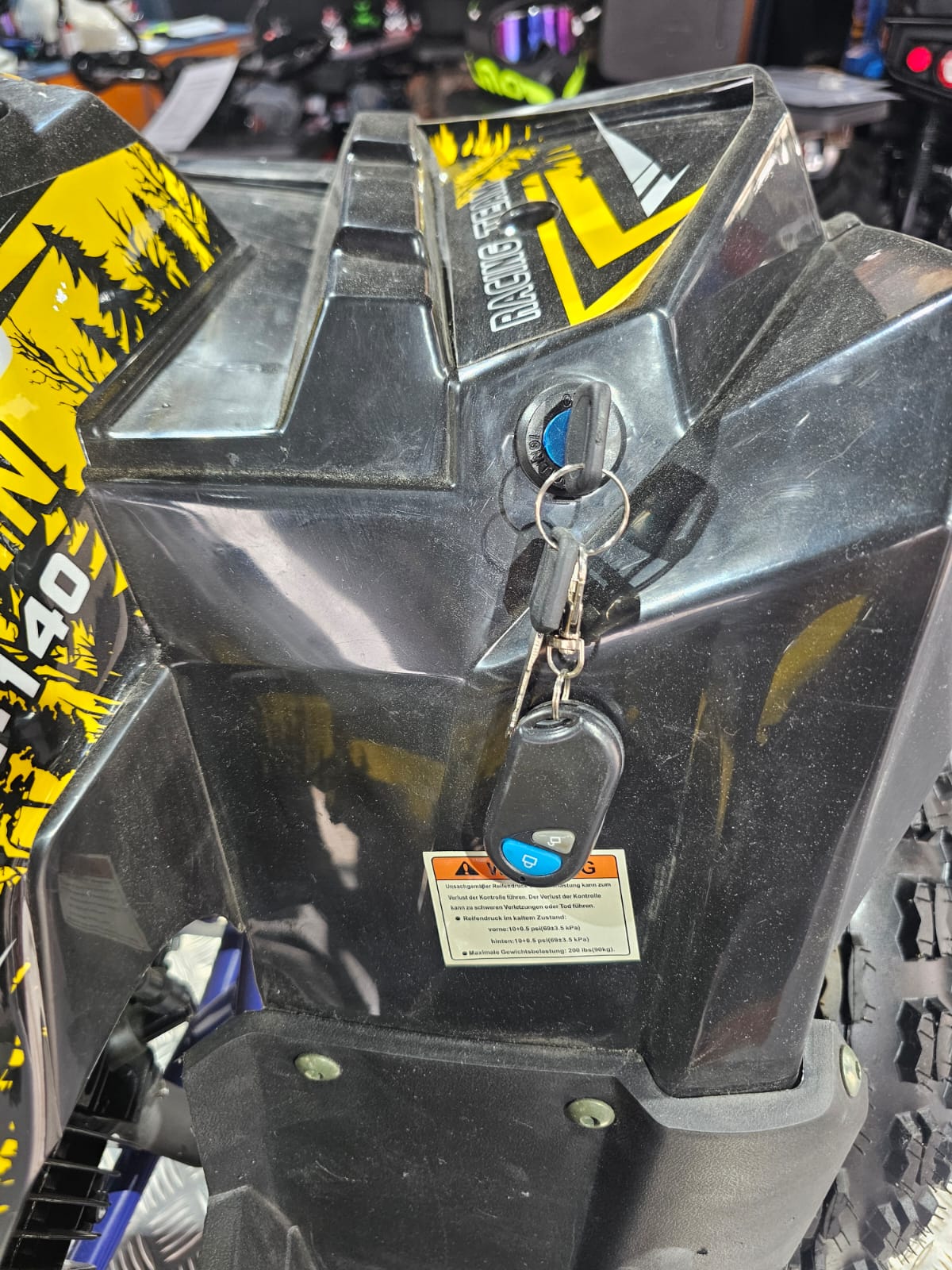 ATV KXD Merlin 007 140cc 8" – vedere produs 6 | ARWAY PowerSports