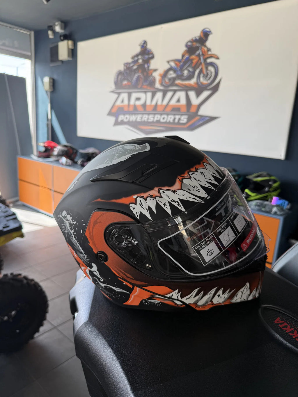 Cască integrală moto Dinți - imagine produs 2