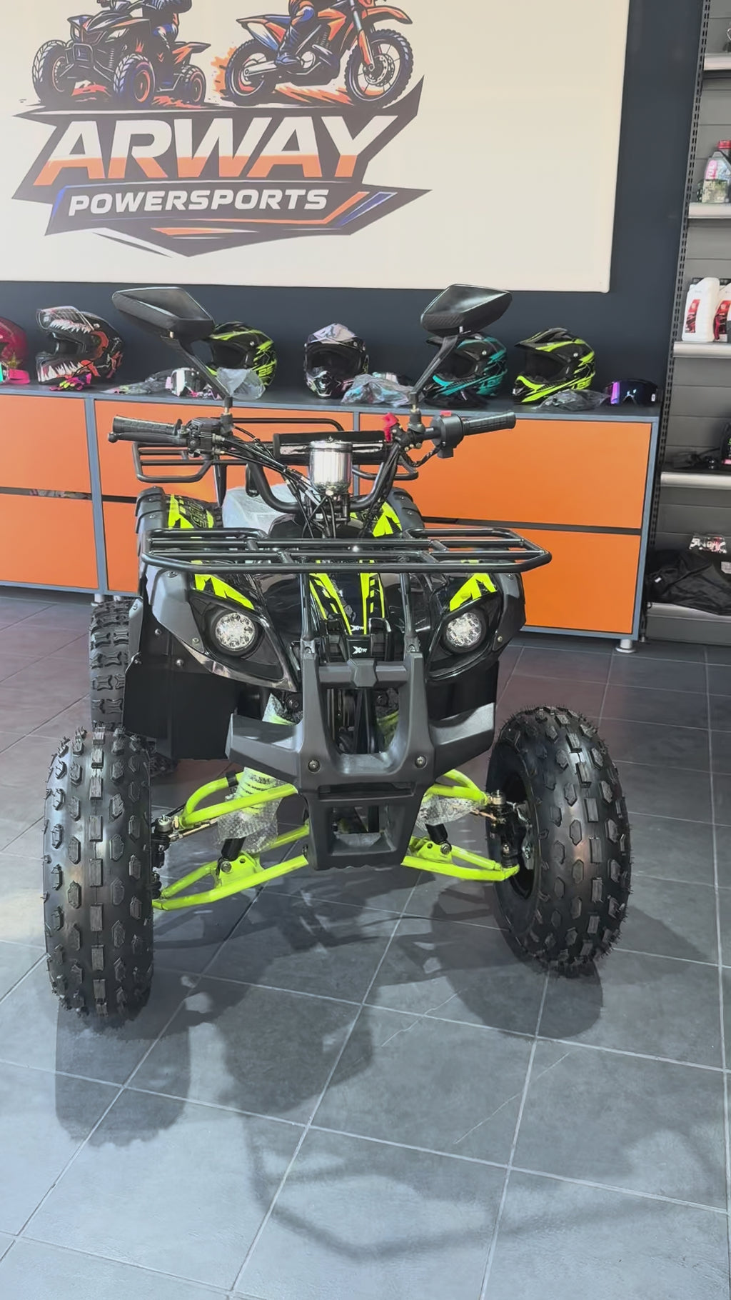 Atv Copii XTR 006 Phyton 110cc 8" Negru-Verde